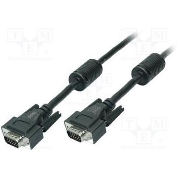 Cablu LogiLink CV0016 VGA - VGA, 10m (Negru)