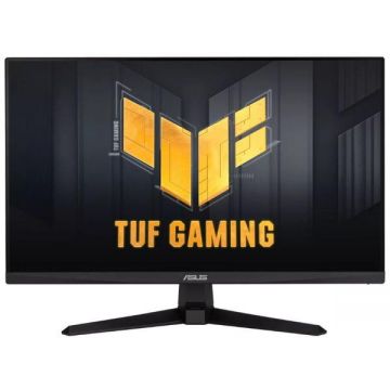 Asus Monitor Gaming VA LED Fast IPS LED Asus TUF 23.8 VG249QM1A, Full HD (1920 x 1080), HDMI, DisplayPort, AMD FreeSync, Nvidia G-Sync, Boxe, 270Hz, 1 ms, Negru