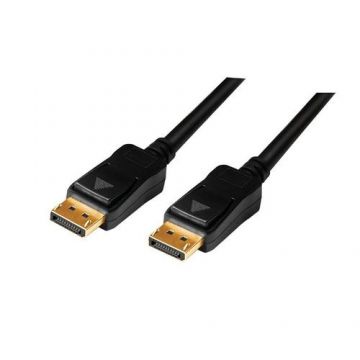 Cablu Logilink CV0113, 4k, DisplayPort, 15m, Negru