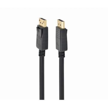 Cablu video Spacer, DisplayPort tata la DisplayPort tata, 1.8m, rezolutie maxima 4K, Negru