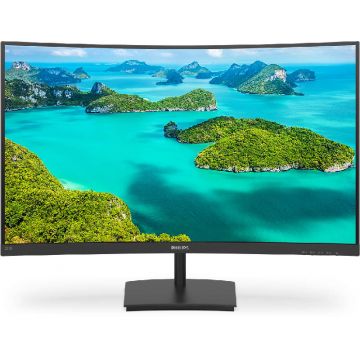 Monitor LED Philips 271E1SCA Curbat 27 inch 4 ms Negru FreeSync 75 Hz