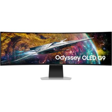 Monitor LED Samsung Gaming Odyssey G9 LS49CG950SUXDU Curbat 49 inch DQHD OLED 0.03 ms 240 Hz HDR FreeSync Premium Pro