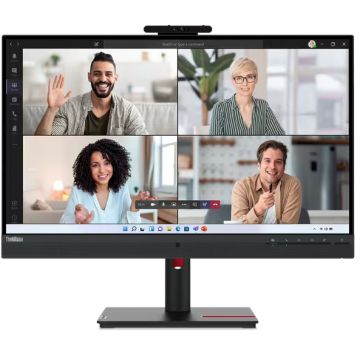 Monitor LED Lenovo ThinkVision T27hv-30 27 inch QHD IPS 4 ms 75 Hz Webcam USB-C