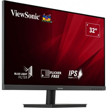 VIEWSONIC Monitor 31.5 inch LED ViewSonic VA3209-2K-MHD 2560 x 1440 pixeli, 75 Hz, 4 ms, Negru