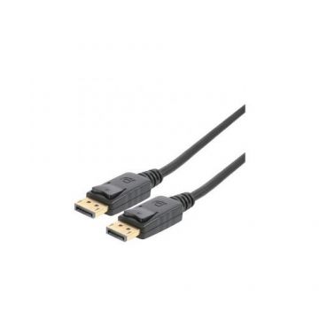 Cablu DisplayPort PremiumCord, tata - tata, V2.0, 16K (15360 × 8460), conectori auriti, 2m, dublu ecranat