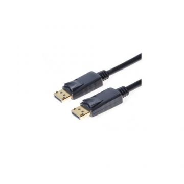 Cablu DisplayPort PremiumCord, tata - tata, Versiunea 1.2, 4K×2K@60hz, dublu ecranat, conectori auriti, 5m