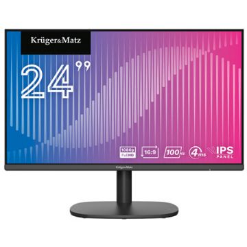 MONITOR IPS E-LED 100HZ 4MS 24 INCH KRUGER&MATZ