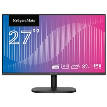 MONITOR IPS E-LED 100HZ 4MS 27 INCH KRUGER&MATZ