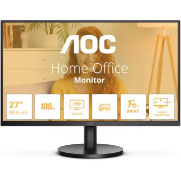 Monitor LED AOC 27B3HMA2 27 inch FHD VA 4 ms 100 Hz