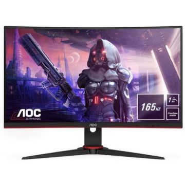 Monitor LED AOC Gaming C24G2AE/BK Curbat 23.6 inch 1 ms Negru FreeSync Premium 165 Hz