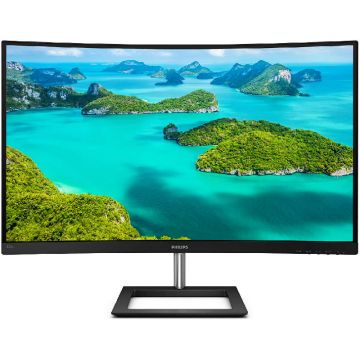 Monitor LED Philips 322E1C Curbat 31.5 inch 4 ms Negru FreeSync 75 Hz