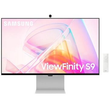Samsung Monitor Smart Samsung ViewFinity 27 LS27C902PAUXEN, 5K, Thunderbolt 4, 3x USB C, Webcam, Argintiu