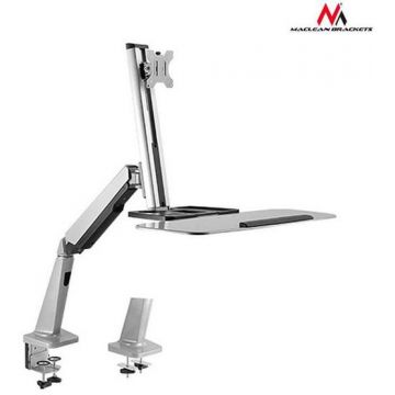 Suport Monitor Maclean MC-728, 13inch - 32inch, 8 Kg (Argintiu)