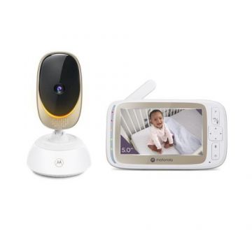 Baby monitor Motorola VM85 CONNECT, cu camera video si lumina calda multicolora