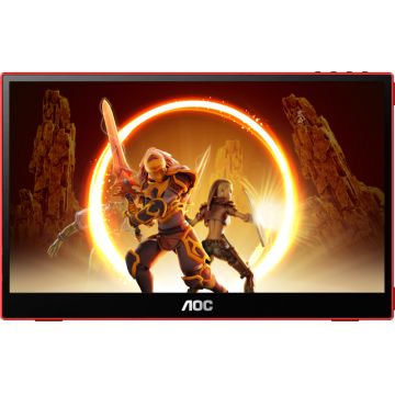 Monitor LED AOC Gaming AGON 16G3 15.6 inch FHD IPS 4 ms 144 Hz USB-C FreeSync