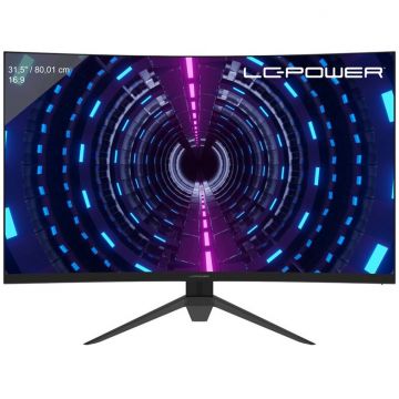 Monitor LED Gaming Curbat LC-M32-QHD-165-C-V2 31.5 inch QHD VA 1ms 165Hz Black