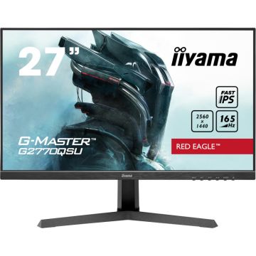 Monitor LED IIyama Gaming Red Eagle G-MASTER G2770QSU-B1 27 inch QHD IPS 0.5 ms 165 Hz HDR FreeSync Premium Pro