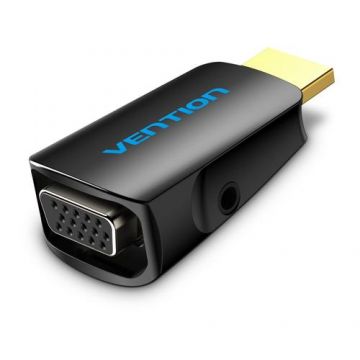 Adaptor convertor HDMI la VGA cu audio de 3,5 mm, 1080P Full-HD, Vention