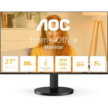 AOC Monitor AOC Q27B3CF2, 27 inch QHD, HDMI, Boxe, 100Hz, 1 ms, Negru