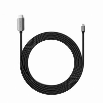 Cablu Satechi ST-YH8KCM, USB-C - HDMI 2.1, 4K/60Hz, 8K/60Hz, Gri