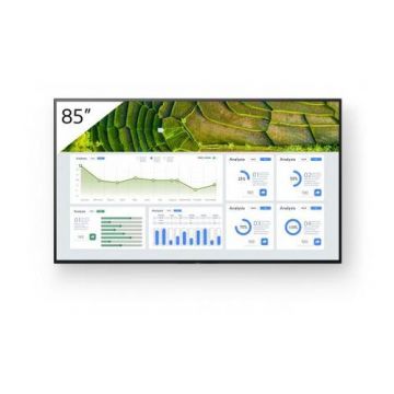 Ecran Profesional VA LED Sony 85inch FW-85BZ30L, UHD (3840 x 2160), HDMI, WiFi (Negru)