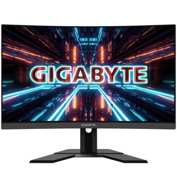 Monitor curbat LED Gigabyte G27QC, 27inch, QHD VA, 1ms, 165Hz, Negru