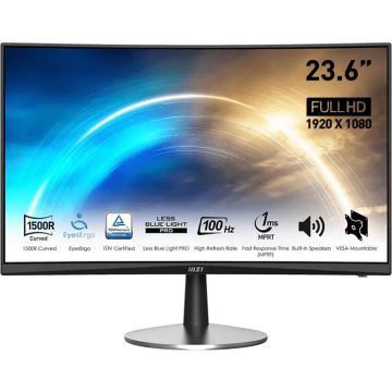 Monitor LED Curbat PRO MP2422C 23.6 inch FHD VA 4ms 100Hz Black