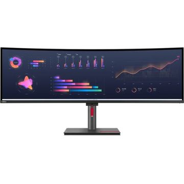 Monitor LED Curbat ThinkVision P49w-30 IPS DQHD IPS 60Hz Black