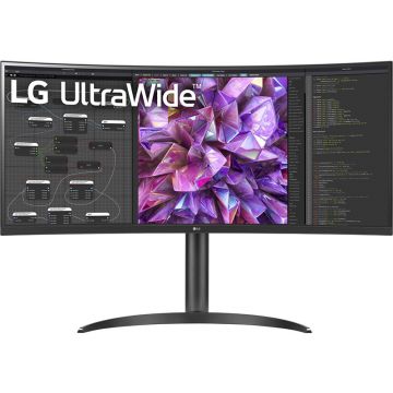 Monitor LED Curbat UltraWide 34WQ75X-B 34 inch UWQHD IPS 5ms 60Hz Black