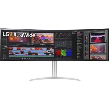 Monitor LED Curbat UltraWide 49BQ95C-W 49 inch UWDQHD IPS 5ms 144Hz White