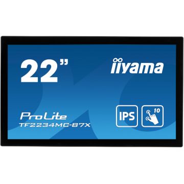 Monitor LED IIyama ProLite TF2234MC-B7X Touchscreen 21.5 inch FHD IPS 8 ms 60 Hz