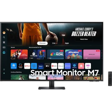 Monitor LED Samsung Smart M7 LS43DM702UUXDU 43 inch UHD VA 4 ms 60 Hz USB-C HDR