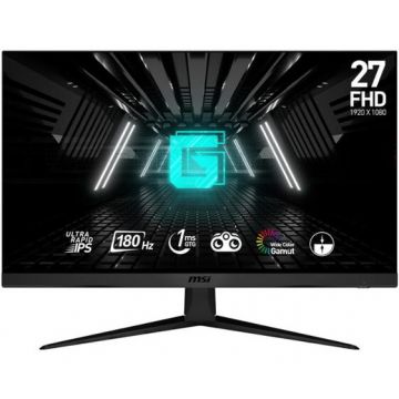 MSI Monitor Gaming Ultra Rapid IPS LED MSI 27 G2712F, Full HD (1920 x 1080), HDMI, DisplayPort, 180 Hz, 1 ms, Negru