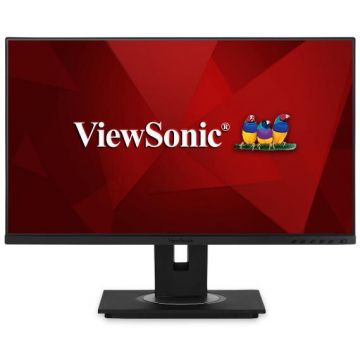 VIEWSONIC Monitor IPS LED ViewSonic 23.8 VG2456, Full HD (1920 x 1080), HDMI, DisplayPort, Boxe, Pivot, Negru