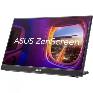 Asus Monitor Portabil IPS LED ASUS ZenScreen 16 MB16QHG, WQXGA (2560 x 1600), HDMI, 120 Hz, Negru