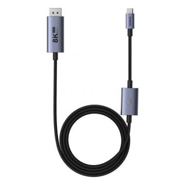 Cablu Audio si Video USB-C - DisplayPort Baseus B0063370D111-02, 8K, 1.5m (Negru)