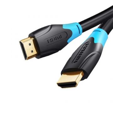 Cablu Vention AACBF, HDMI Tata - HDMI Tata, 4K @60Hz, 30AWG, 1m, Negru