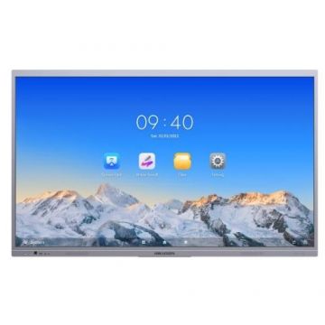 Ecran interactiv 75 inch, 4K UHD, Android, NFC, VA, Wi-Fi, Touch Screen, difuzor, WI-FI 6 - Hikvision DS-D5C75RB/A