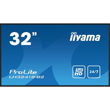 IIYAMA Ecran Profesional IPS LED Iiyama 31.5 LH3241S-B2, Full HD (1920 x 1080), VGA, HDMI, Boxe, Negru