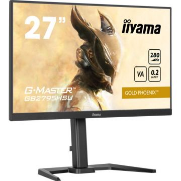 IIYAMA IIYAMA GB2795HSU-B1 G-Master Gold Phoenix 27inch Fast VA FHD 280Hz 300cd/m2 0.2ms HDMI DP 4xUSB 3.2 Speakers Black Tuner 15cm Adj.