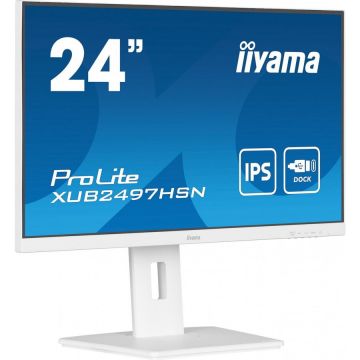 IIYAMA iiyama ProLite XUB2497HSN-W1 monitoare LCD 60,5 cm (23.8) 1920 x 1080 Pixel Full HD LED Alb