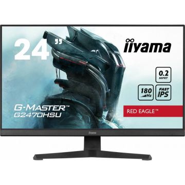 IIYAMA Monitor Fast IPS LED Iiyama 23.8 G2470HSU-B6, Full HD (1920 x 1080), Boxe, 180 Hz, 0.2 ms, Negru