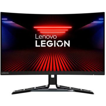 Lenovo Monitor Gaming VA LED Lenovo Legion 27 R27fc-30, Full HD (1920 x 1080), HDMI, DisplayPort, Boxe, Pivot, 280 Hz, 0.5 ms, Negru