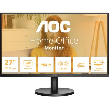 Monitor LED AOC U27B3A 27 inch UHD IPS 4 ms 60 Hz HDR