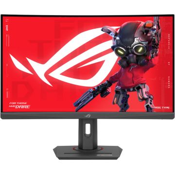 Monitor LED ASUS Gaming ROG Strix XG27WCS Curbat 27 inch QHD VA 1 ms 180 Hz USB-C HDR FreeSync