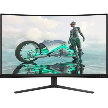 Monitor LED Gaming Curbat Evnia 3000 Line 32M2C3500L 31.5 inch QHD VA 0.5ms 180Hz Black