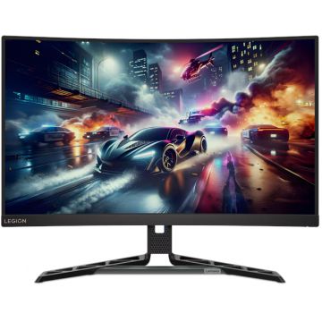 Monitor LED Lenovo Gaming Legion R27qc-30 Curbat 27 inch QHD VA 0.5 ms 180 Hz FreeSync