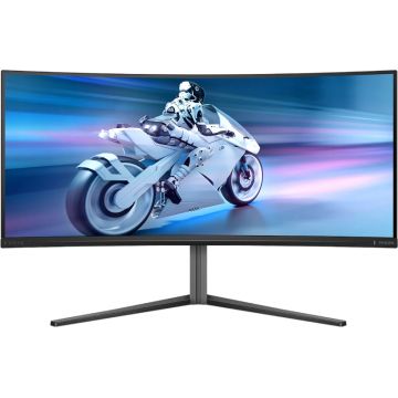 Monitor LED Philips Gaming Evnia 34M2C6500 Curbat 34 inch UWQHD QD-OLED 0.03 ms 175 Hz HDR