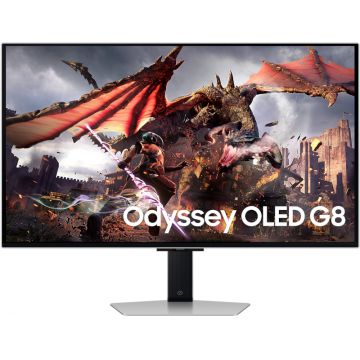 Monitor LED Samsung Gaming Smart Odyssey OLED G8 G80SD LS32DG802SUXDU 32 inch UHD QD-OLED 0.03 ms 240 Hz HDR FreeSync Premium Pro