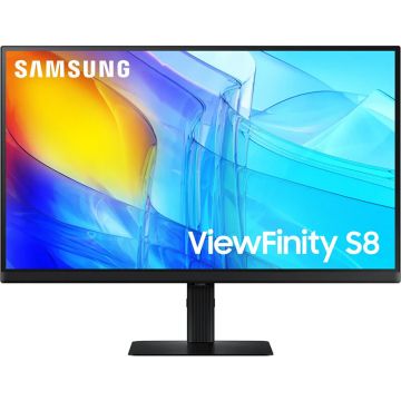 Monitor LED ViewFinity S8 S80D LS27D800EAUXEN 26.9 inch 4K UHD IPS 5ms 60Hz Black